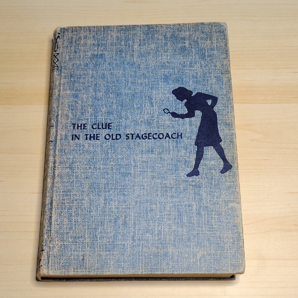 Nancy Drew #37 The Clue in the Old Stagecoach - early printing